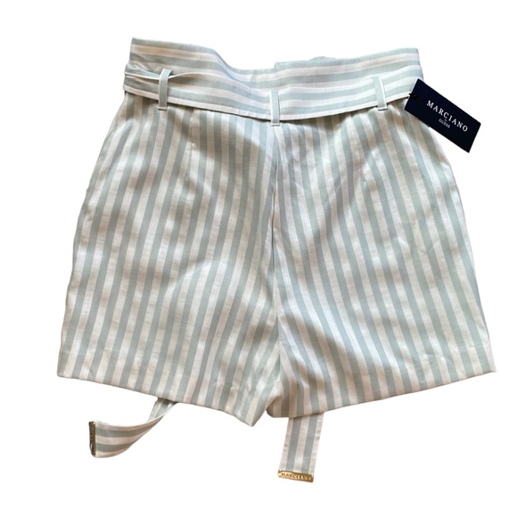 Marciano Striped High Waist Shirts - Size M (6) - Picture 9 of 15
